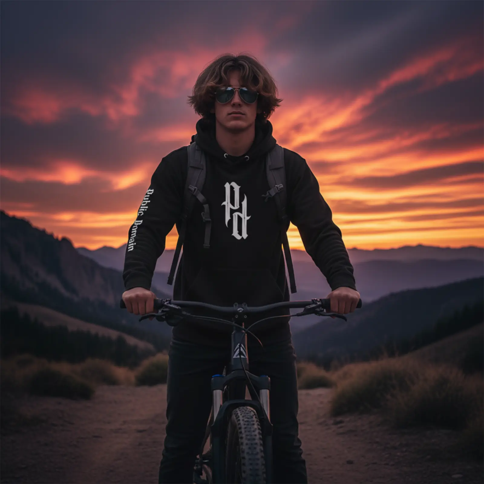 Public Domain Brand signature hoodie lifestyle photography