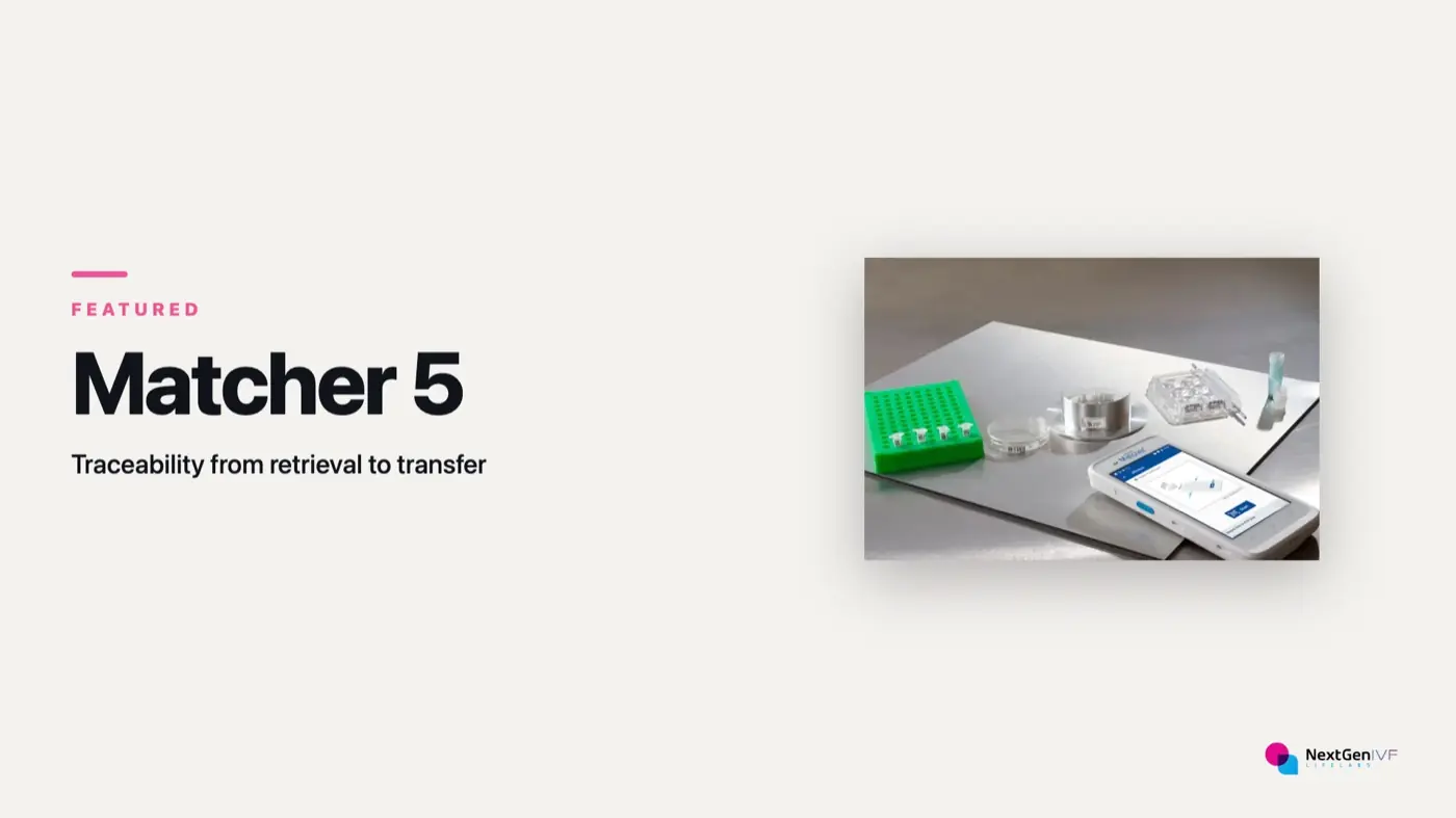 NextGen Matcher 5 product screen