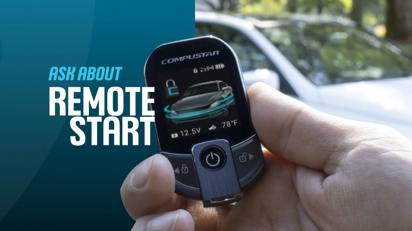 Precision Autosport remote start screen