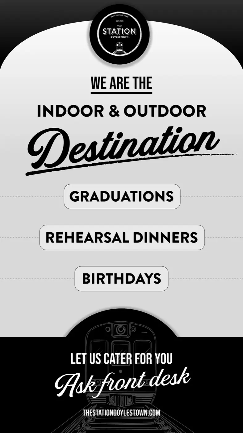 The Station destination events screen