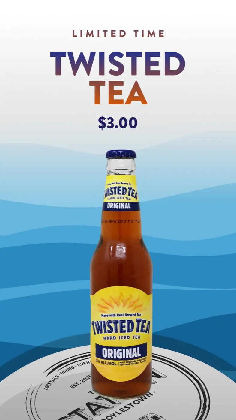 The Station Twisted Tea feature screen