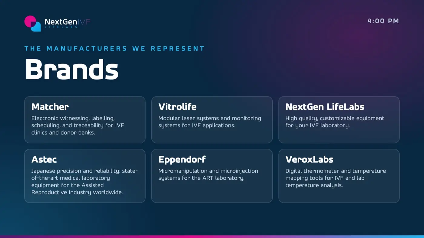 The manufacturers we represent booth brand wall