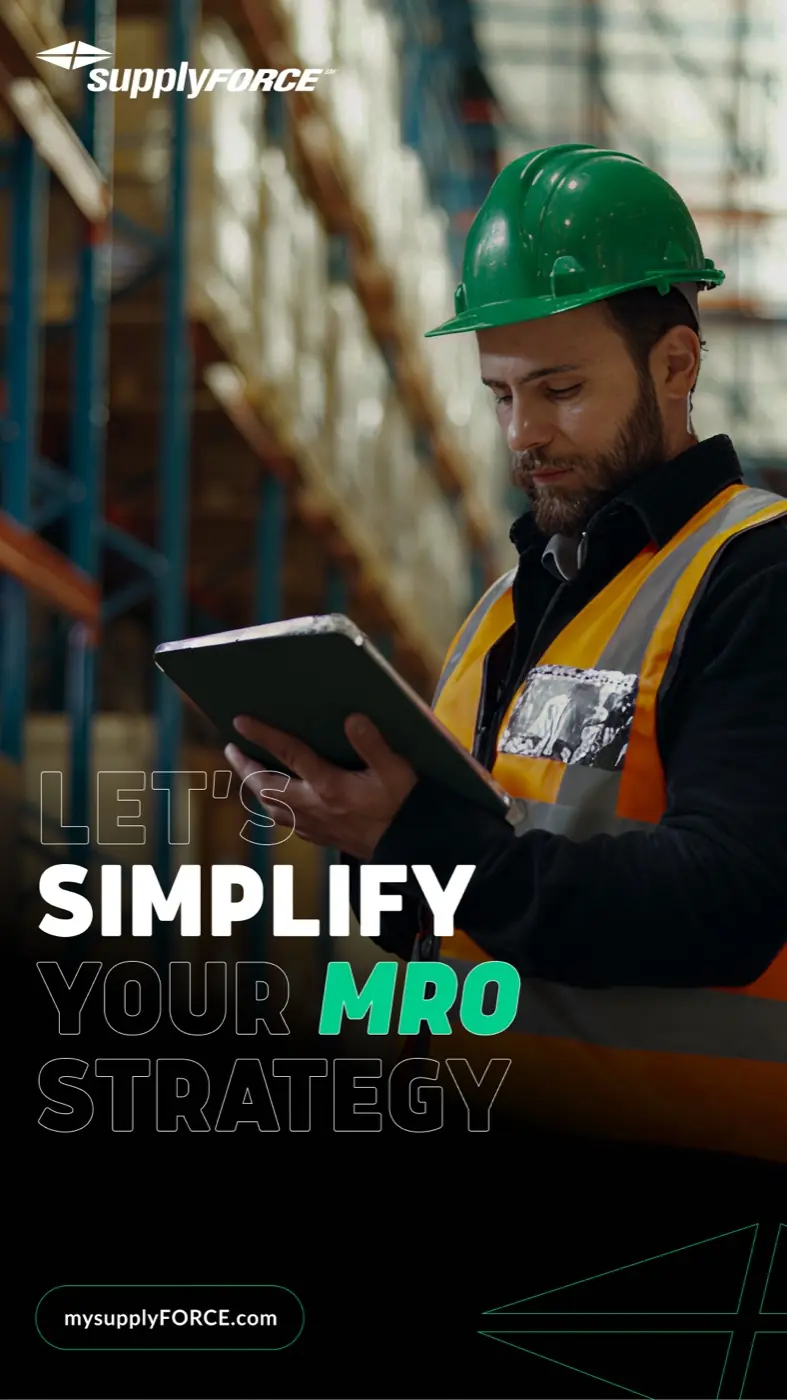 Simplify your MRO strategy