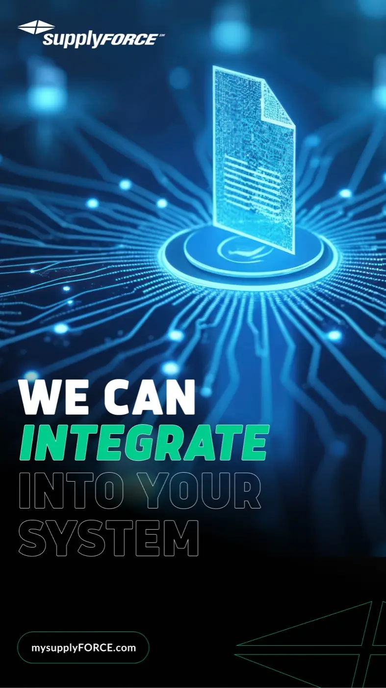 We can integrate into your system